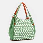 Nicole Lee USA Contrast Polka Dot Handbag - All Mine Now Clothing