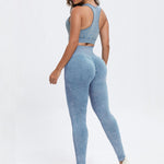 Scoop Neck Wide Strap Top and Pants Active Set - All Mine Now Clothing