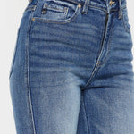 Kancan Cat's Whiskers High Waist Flare Jeans Trendsi