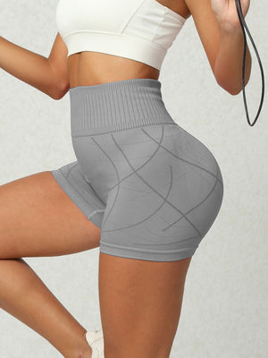 High Waist Active Shorts - All Mine Now Clothing