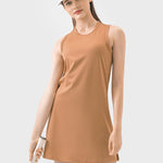 Millennia Round Neck Sleeveless Active Dress - All Mine Now Clothing