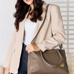 David Jones Structured Leather Handbag - All Mine Now Clothing