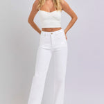 RISEN Full Size High Waist Straight Jeans Trendsi