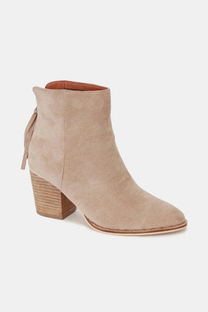 Beast Fashion Suede Point Toe Ankle Booties - All Mine Now Clothing