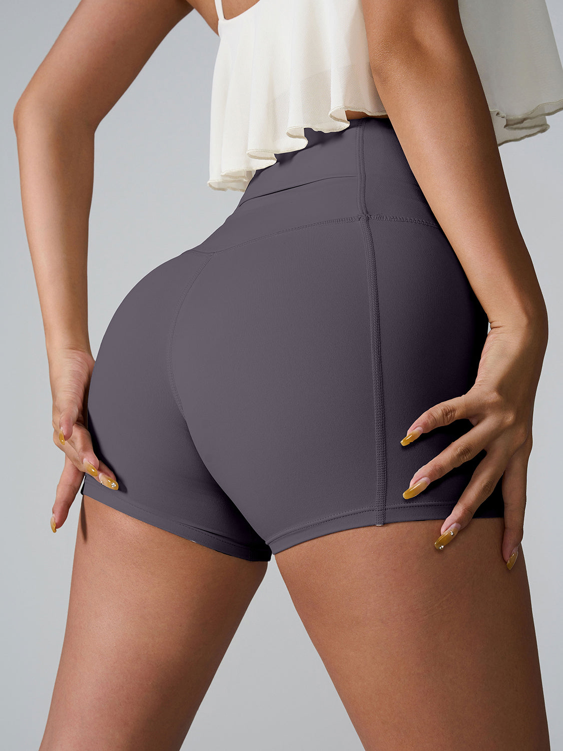 High Waist Active Shorts - All Mine Now Clothing