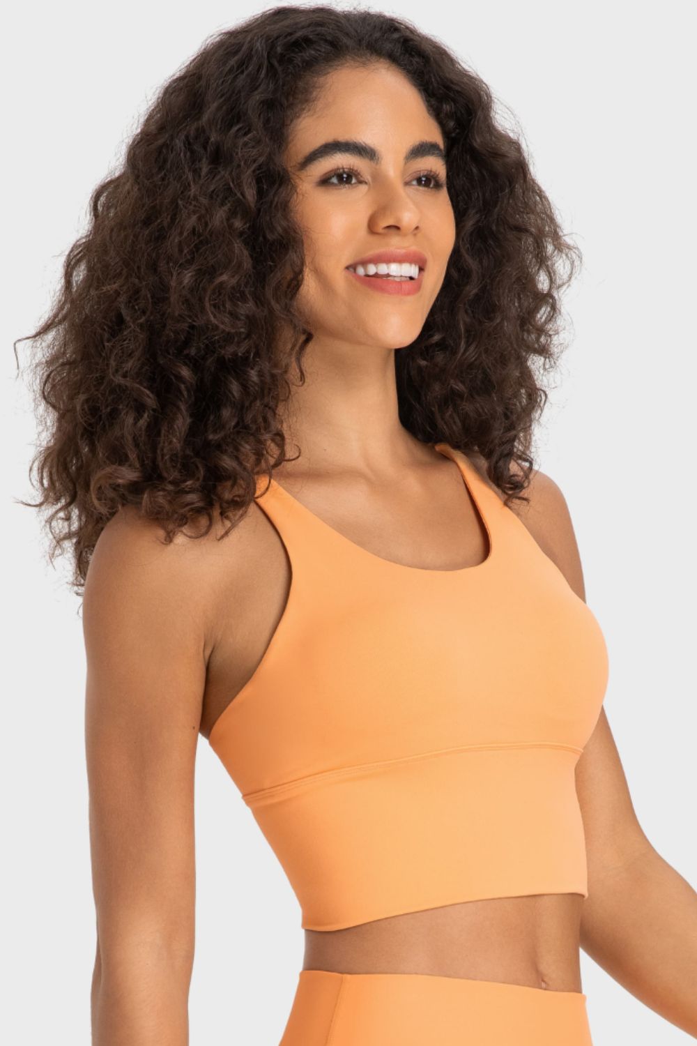 Millennia Crisscross Back Ladder Detail Sports Bra - All Mine Now Clothing