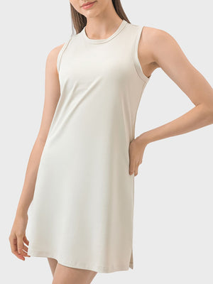 Millennia Round Neck Sleeveless Active Dress - All Mine Now Clothing