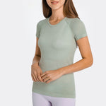 Millennia Round Neck Short Sleeve Active T-Shirt - All Mine Now Clothing