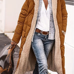 Full Size Zip Up Sherpa Hooded Coat Trendsi