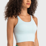 Millennia Crisscross Back Ladder Detail Sports Bra - All Mine Now Clothing