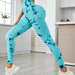 Printed High Waist Active Leggings - All Mine Now Clothing