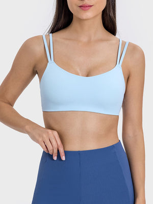 Millennia Scoop Neck Double Strap Active Cami - All Mine Now Clothing