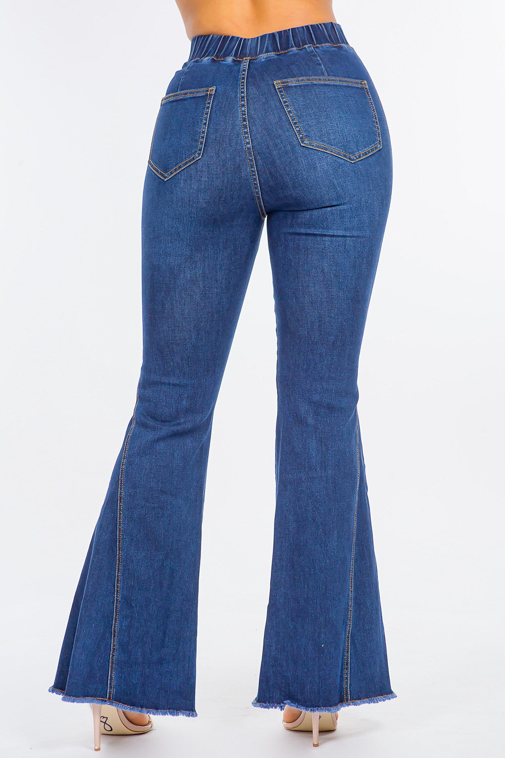 American Bazi High Waist Curvy Flare Jeans - All Mine Now Clothing