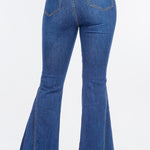 American Bazi High Waist Curvy Flare Jeans - All Mine Now Clothing