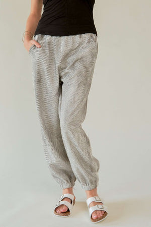 Davi & Dani Rhinestone Elastic Waist Joggers - All Mine Now Clothing