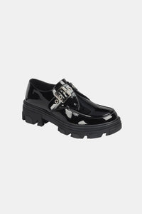 Forever Link Buckled Platform Lug Sole Loafers - All Mine Now Clothing