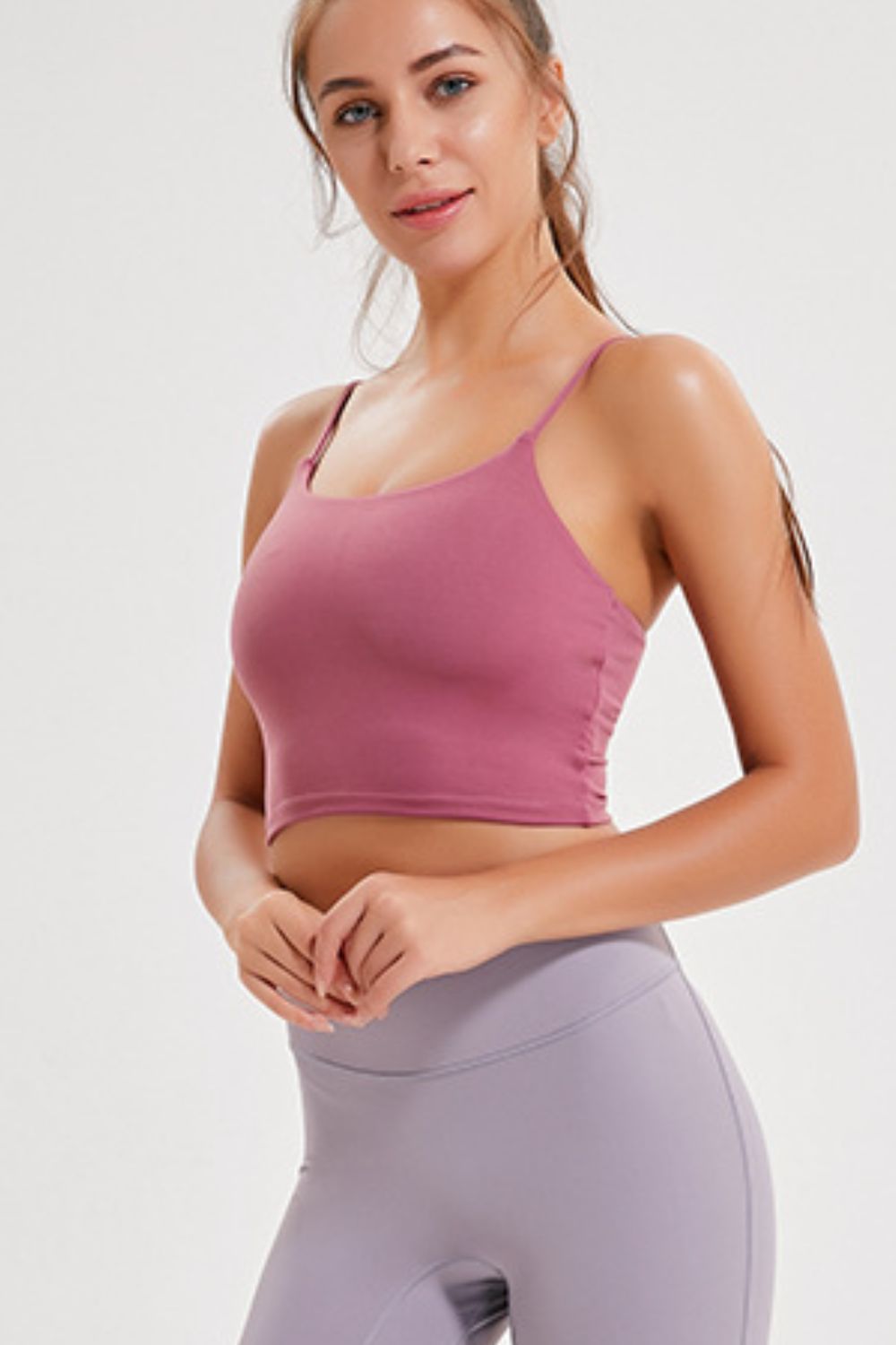 Millennia Feel Like Skin Scoop Neck Sports Cami - All Mine Now Clothing