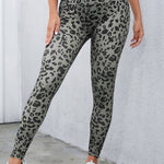 Leopard Print Wide Waistband Leggings - All Mine Now Clothing