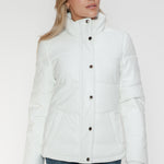 YMI Pocketed Zip Up Turtleneck Puffer Jacket - All Mine Now Clothing