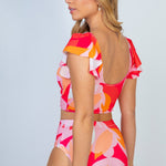 White Birch Full Size Floral Two Piece Swim Set - All Mine Now Clothing