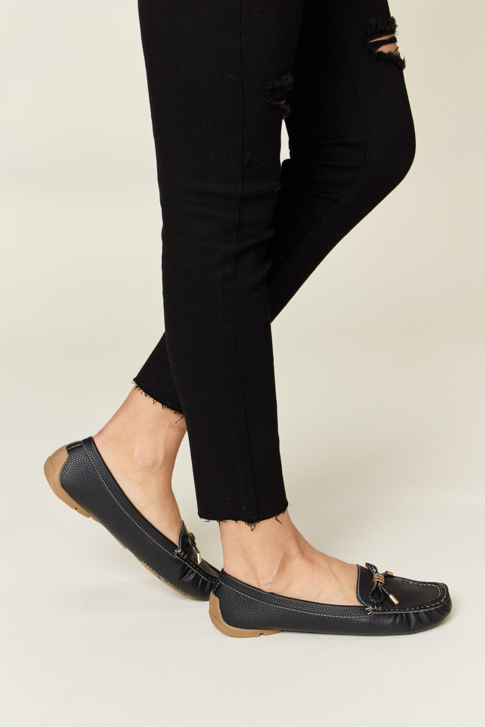 Forever Link Slip On Bow Flats Loafers - All Mine Now Clothing