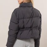 HYFVE Quilted Back Drawstring Puffer Jacket - All Mine Now Clothing