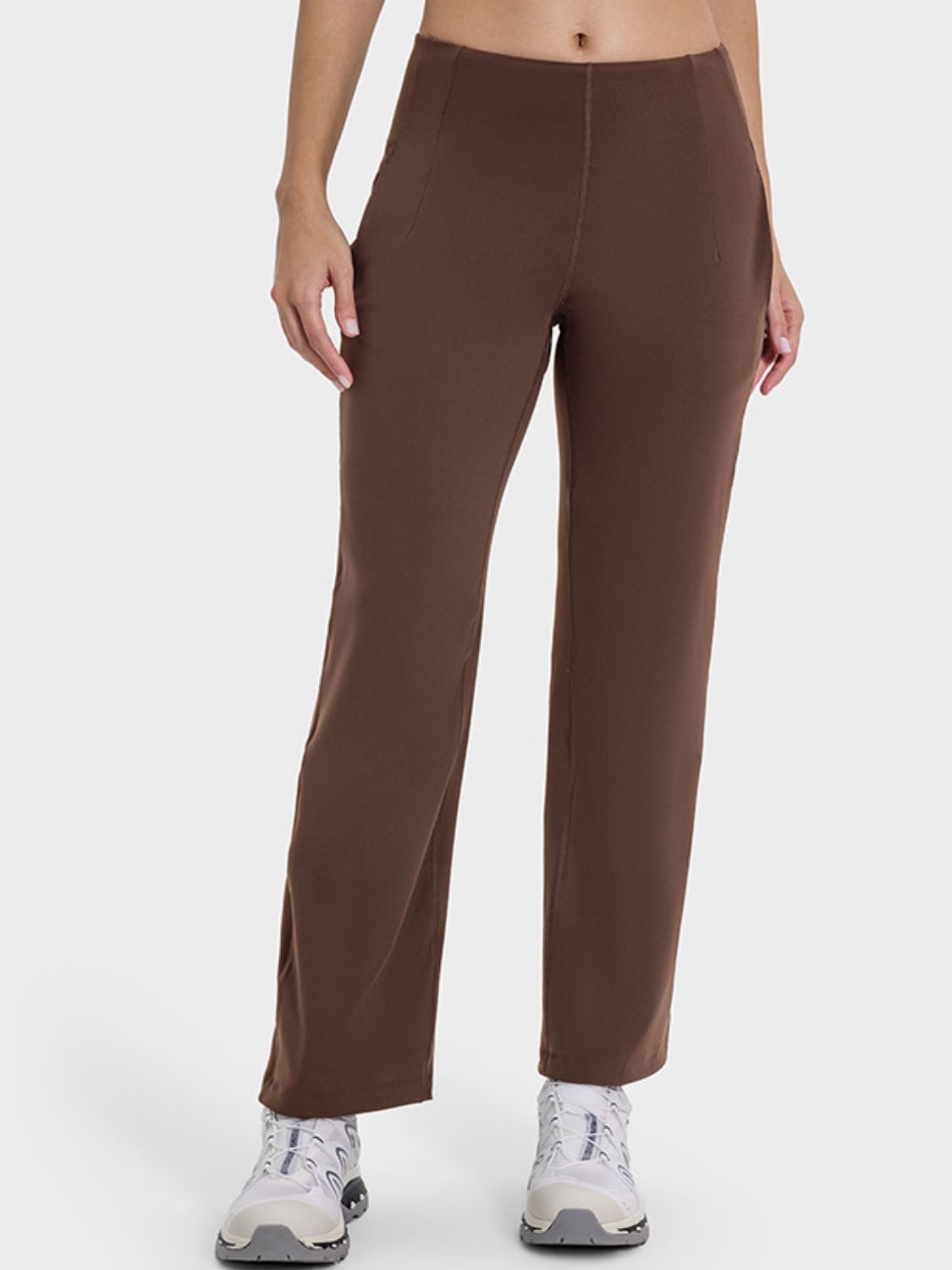 Millennia Pocketed High Waist Active Pants - All Mine Now Clothing