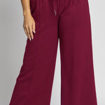 Umgee Full Size Drawstring Wide Leg Pants with Pockets - All Mine Now Clothing