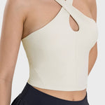 Millennia Crisscross Grecian Neck Active Cami - All Mine Now Clothing