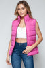 Snobbish Zip Up Turtleneck Vest with Pockets - All Mine Now Clothing