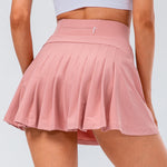 High Waist Pleated Active Skirt - All Mine Now Clothing