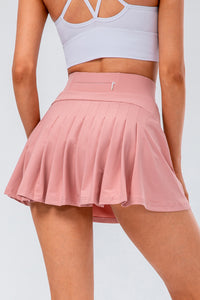 High Waist Pleated Active Skirt - All Mine Now Clothing