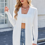 Open Front Long Sleeve Cardigan - All Mine Now Clothing