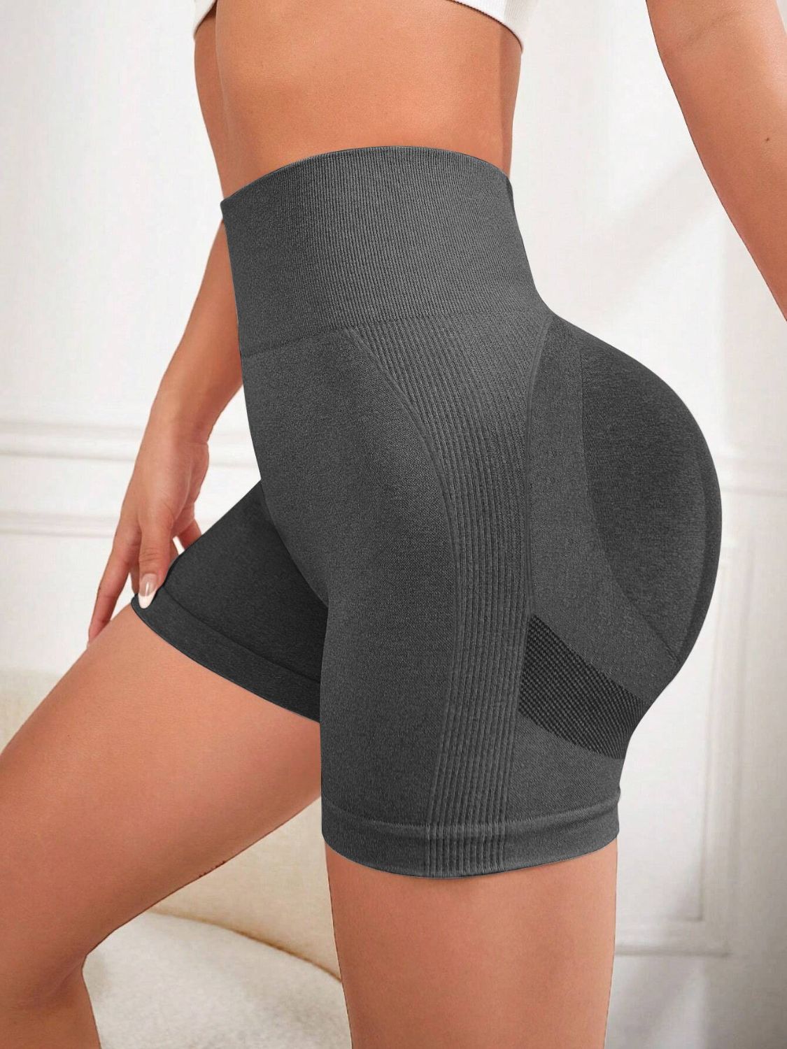 High Waist Active Shorts - All Mine Now Clothing