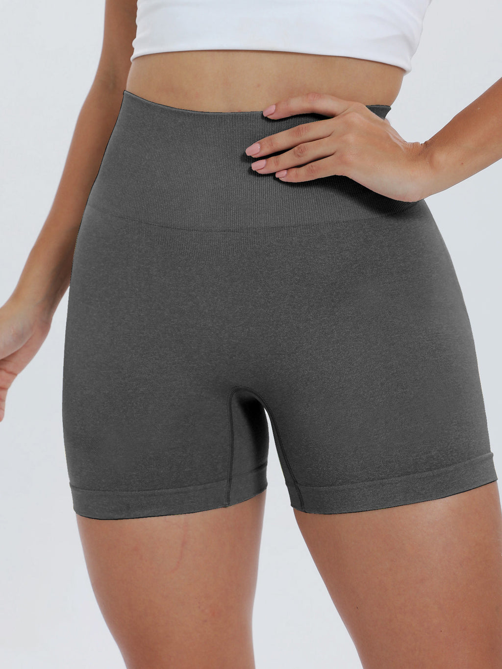 High Waist Active Shorts - All Mine Now Clothing