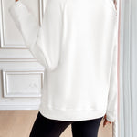 Ivy Lane Half Zip Raglan Sleeve Sweatshirt - All Mine Now Clothing