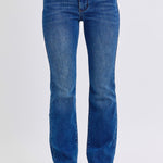 Judy Blue Full Size Run Mid-Rise Bootcut Jeans with Thermal Lining Trendsi