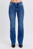 Judy Blue Full Size Run Mid-Rise Bootcut Jeans with Thermal Lining Trendsi