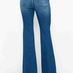 bytos Full Size High Rise Bootcut Jeans with Pockets - All Mine Now Clothing