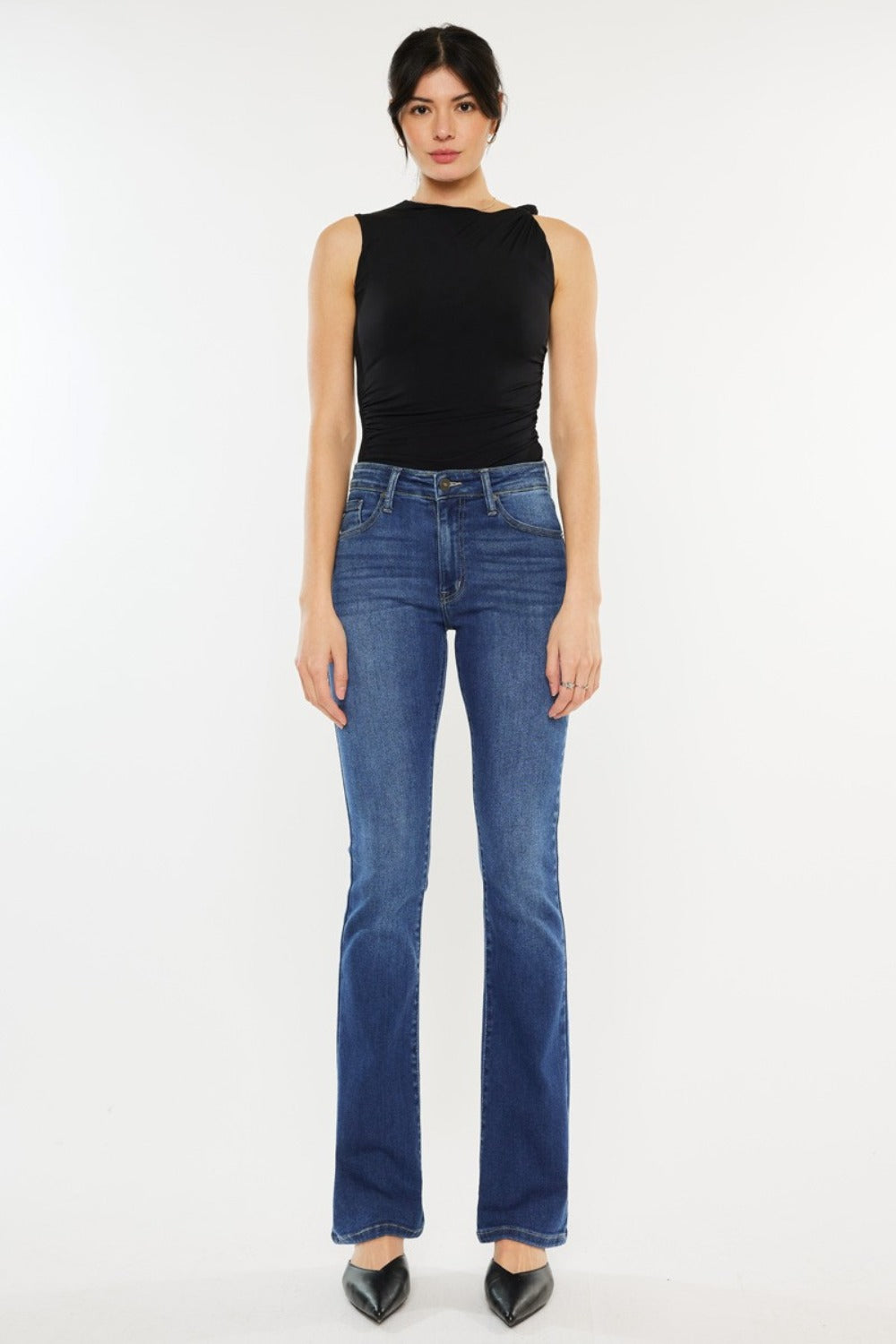 Kancan High Rise Slim Bootcut Jeans - All Mine Now Clothing