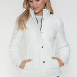 YMI Pocketed Zip Up Turtleneck Puffer Jacket - All Mine Now Clothing