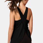 Crisscross Scoop Neck Active Tank - All Mine Now Clothing