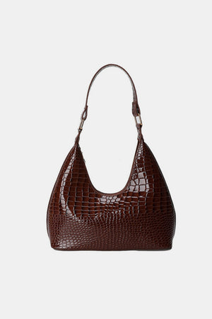 PU Leather Stone Texture Shoulder Bag - All Mine Now Clothing