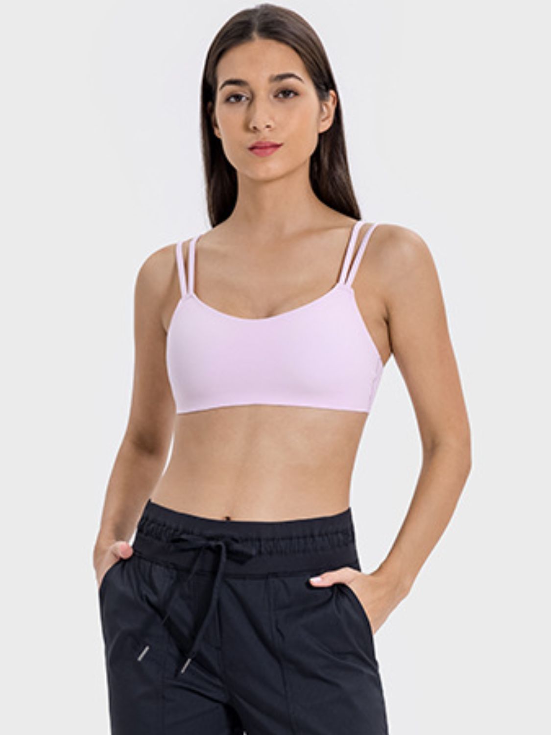 Millennia Scoop Neck Double Strap Active Cami - All Mine Now Clothing