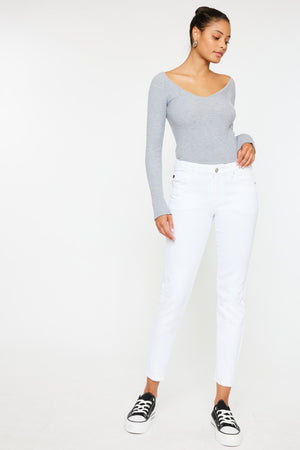 Kancan Mid Rise Ankle Skinny Jeans - All Mine Now Clothing