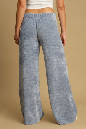 Umgee Elastic Waist Wide Leg Pants - All Mine Now Clothing