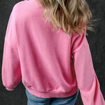 Half Zip Long Sleeve Sweatshirt - All Mine Now Clothing