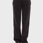 Mono B Elastic Waist Fleece Pants with Pockets - All Mine Now Clothing