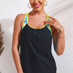 Chevron Stripe Racerback Swim Tank - All Mine Now Clothing