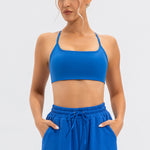 Crisscross Spaghetti Strap Active Cami - All Mine Now Clothing